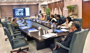 Secretary Information and Broadcasting Zahoor Ahmed chairs first meeting of the Fund Management Committee of the Film and Drama Finance Fund at Directorate of Electronic Media and Publications.