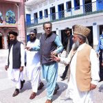 Caretaker Federal Minister for Religious Affairs and Interfaith Harmony, Aneeq Ahmed visiting Jamia Naeemia
