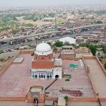 An attractive aerial view of the Shrine of Hazrat Bahauddin Zakariya (R.A)