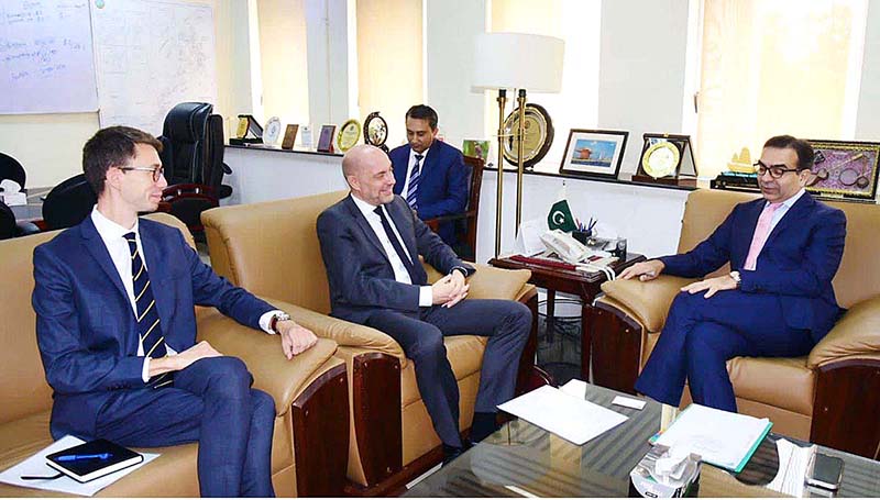 Danish Ambassador to Pakistan H.E. Jakob Linulf held a meeting with Interim Minister for Energy Muhammad Ali at Power Division. Green Energy Investment and Energy Conservation opportunities discussed in the meeting.