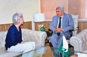 Ms Florence Rolle, Representative of the Food and Agriculture Organization (FAO) in Pakistan called on Dr. Kausar Abdullah Malik, Caretake Federal Minister for National Food Security & Research. 