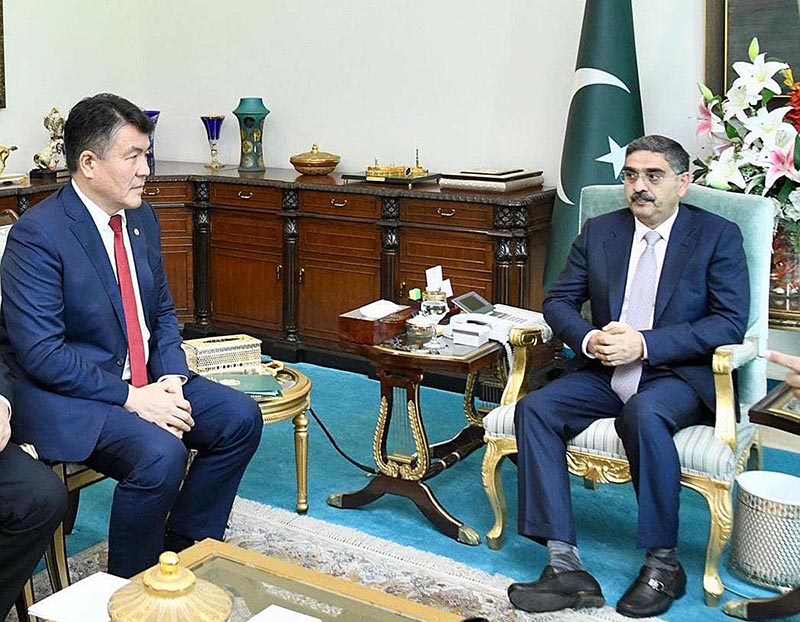 Director General of Islamic Organization for Food Security Yerlan Baidaulet called on caretaker Prime Minister Anwaar-ul-Haq Kakar