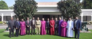 Caretaker Federal Minister for Human Rights Mr. Khalil George along with 13 members’ delegation of Christian Community called on General Syed Asim Munir NI (M), Chief of Army Staff (COAS) at General Headquarter.