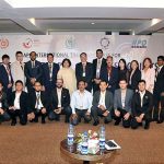 Guest of honor Ms. Ismat Gul Khattak, Director General Pakistan National Accreditation Council in a group photograph with participants during International Training Course for Assess of the Productivity Specialists Certification Program