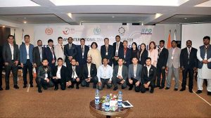 Guest of honor Ms. Ismat Gul Khattak, Director General Pakistan National Accreditation Council in a group photograph with participants during International Training Course for Assess of the Productivity Specialists Certification Program