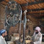 Labourar busy in work on their work place at wooden market