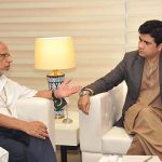 Mayor of woking Borough Council, Surrey, UK and following Businessman to meet Sayad Wasi Ahmad Fatimi Special Assistant to Prime Minister on Tourism with the status of Minister of State at PTDC Head Office