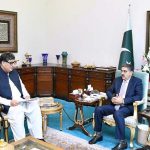 Caretaker Minister for Privatisation Fawad Hassan Fawad called on caretaker Prime Minister Anwaar-ul-Haq Kakar