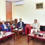 Minister for Law and Justice, Ahmad Irfan Aslam convened a meeting with Provincial Law Ministers, Mr. Kanwar Dilshad (Punjab), Mr. Muhammad Omer Soomro (Sindh), Mr. Arshad Hussain Shah (Khyber Pakhtunkhwa) and Mr. Amanullah Kanrani (Balochistan), to discuss matters pertaining to the upcoming general elections to the National and Provincial Assemblies.