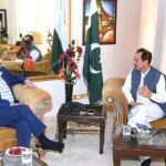 Federal caretaker Health Minister Dr. Nadeem Jan and Provincial caretaker Primary and Secondary Healthcare Minister Dr. Jamal Nasir meeting today