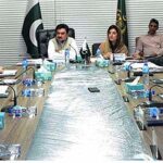 Senator Sardar Muhammad Shafiq Tareen, Chairman Senate Standing Committee on Science and Technology presiding over a meeting of the committee at Ministry of Science and Technology