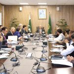 The caretaker Minister for Planning, Development & Special Initiatives, Muhammad Sami Saeed on Wednesday chairs a meeting to "Build Consensus for Regulating Conversion of Agricultural Land to Housing Societies in Pakistan" at Planning Ministry