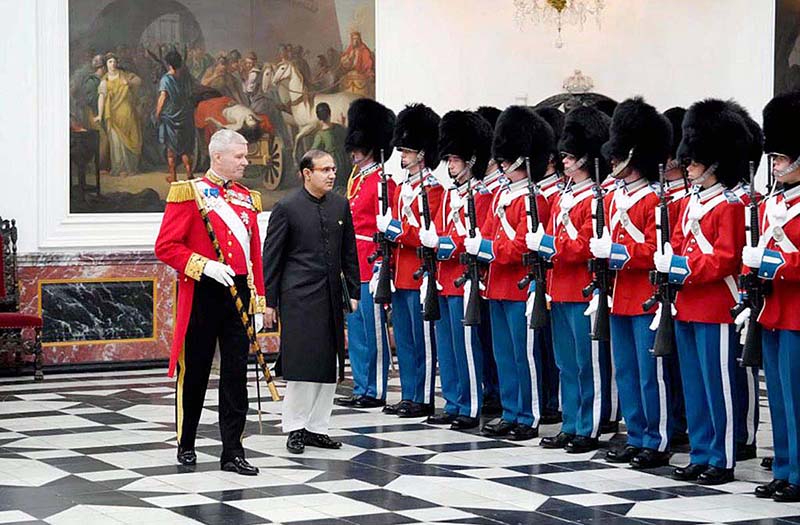 Mr. Shoaib Sarwar, Pakistan's Ambassador to Denmark presented his credentials to Her Majesty Queen of Denmark, Margarethe II.