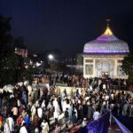 A large number of people attends the 400th Urs celebration of Hazrat Mian Mir