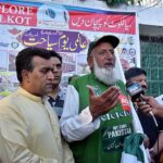 Haji Abdul Jalil known as Chacha cricket addressing to media in connection with World Tourism Day