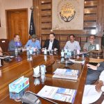 President Chamber of Commerce Abdul Ghafoor Malik addressing the meeting of Government Excellent Pilot High School Old Boys
