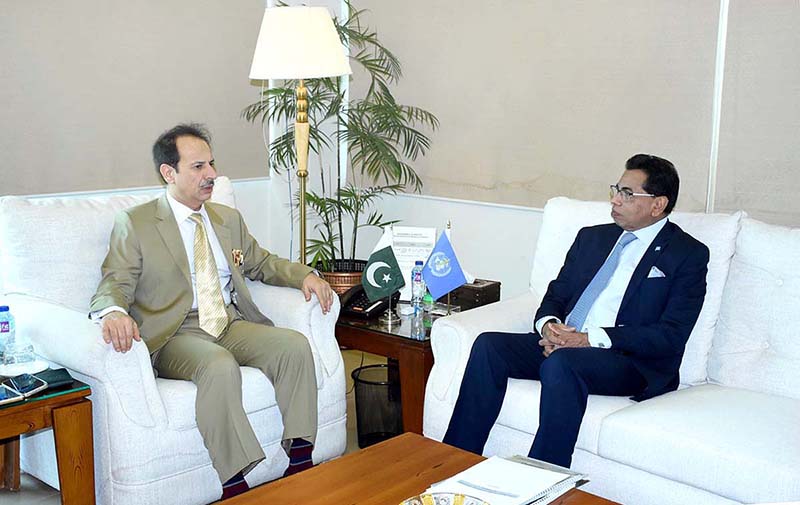 Who Representative in Pakistan Dr. Palitha Mahi Pala called on Federal Health Minister Dr. Nadeem in his office