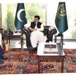 Chinese Ambassador to Pakistan, Jiang Zaidong calling on Chairman Senate of Pakistan Muhammad Sadiq Sanjrani at the Parliament House.