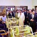 Caretaker Prime Minister Anwaar-ul-Haq Kakar visits Karakoram Area Development Authority's 'Hunar Khun' facility.