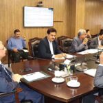 The Caretaker Minister for Planning Development & Special Initiatives, Muhammad Sami Saeed chairs a meeting of National Price Monitoring Committee to review the prices of essential commodities at the Ministry