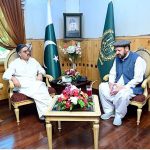 Chief Minister Gilgit Baltistan, Gulbar Khan calls on Caretaker Prime Minister Anwaar-ul-Haq Kakar