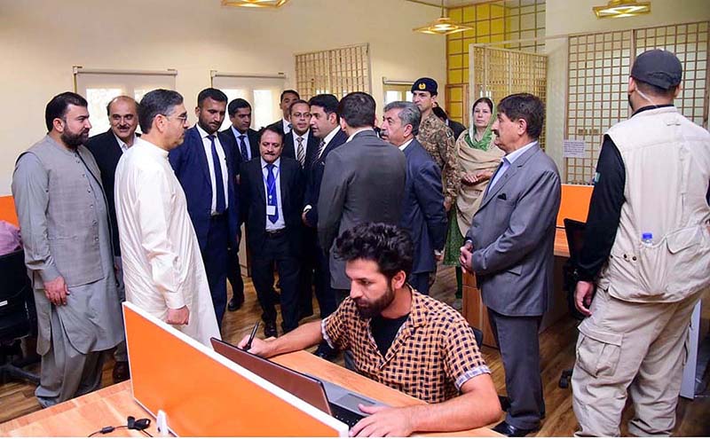 Caretaker Prime Minister Anwaar-ul-Haq Kakar visits Karakoram Area Development Authority's 'Hunar Khun' facility