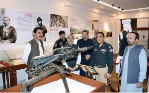 Caretaker Minister Balochistan Mir Muhammad Zubir Jamali pays visit to Central Police Office