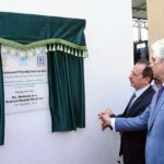 Dr. Nadeem Jan, Federal Health Minister inaugurates the Environment Friendly Incinerator at Community Health Center, Kirpa