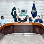 Punjab Minister for Agriculture, Energy, Industries, Commerce, Investment and Skill Development SM Tanveer presides over a meeting on citrus at the University of Agriculture Faisalabad (UAF)