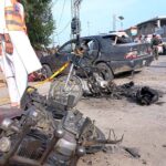 A rescue operation is underway after two explosions took place at the entrance of a police station and inside a mosque in the premises of the police station. At least 4 killed and many wounded in the suicide terrorist attack