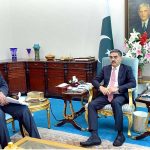 Caretaker Minister for Commerce, Gohar Ijaz calls on Caretaker Prime Minister Anwaar-ul-Haq