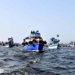 Pakistan Navy conducts boat rally at Karachi harbour to commemorate 58th Navy Day
