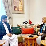 Ambassador of Morocco, Muhammad Karmon calls on Sindh Governor, Kamran Khan Tessori