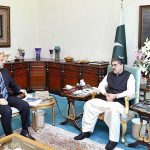 Special Assistant to Prime Minister on Overseas Pakistanis Jawad Sohrab Malik called on caretaker Prime Minister Anwaar-ul-Haq Kakar