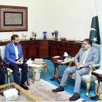 MQM leaders Mustafa Kamal and Anis Qaimkhani called on Caretaker Prime Minister Anwaar-ul-Haq Kakar