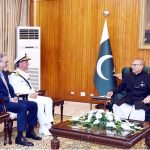 Commander of the Turkish Naval Forces, Admiral Ercument Tatlioglu, along with the members of his delegation, called on President Dr. Arif Alvi, at Aiwan-e-Sadr