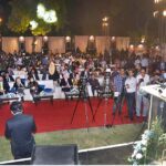 Sindh Chief Minsiter Justice (Retd) Maqbool Baqir speaks at World Tourism Day organized by Culture Department at Mohatta Palace