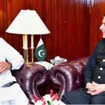 Speaker Gilgit Baltistan Assembly Nazir Ahmed called on Speaker National Assembly Raja Pervez Asharf at Parliament House