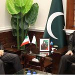 Ambassador of the Islamic Republic of Iran H.E. Mr. Reza Amiri Moghaddam, called on Minister for Defence Lt. Gen.Anwar Ali Hyder (Retd) in Ministry of Defence