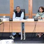 Senator Saifullah Abro, Chairman Senate Standing Committee on Power presiding over a meeting of the committee at Parliament Lodges