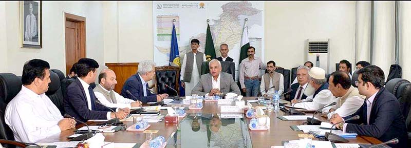 Federal Minister for Communications & Railways Mr. Shahid Ashraf Tarar presiding over meeting of National Highway Council - Supreme body of National Highway Authority