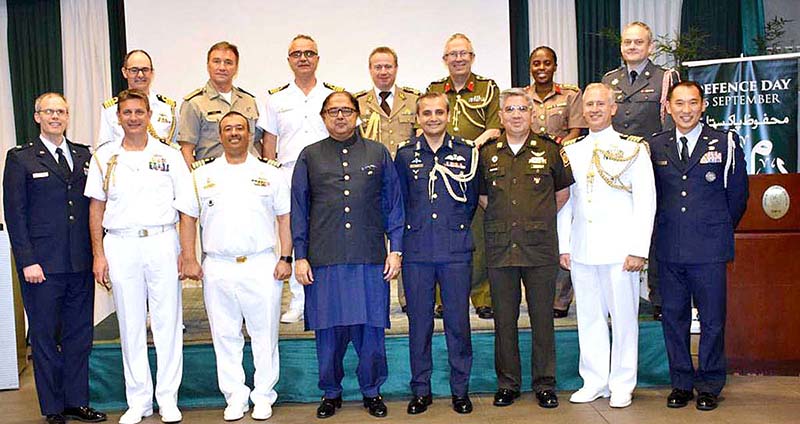 Ambassador Raza Bashir Tarar , Japan's State Minister of Defence, Mr Ino Toshiro, senior leadership of Japan's Ministry of Defence, Defence Day reception at the Embassy of the Islamic Republic of Pakistan