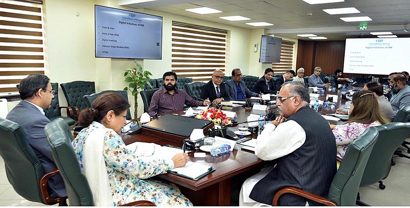 Caretaker Federal Minister for Finance, Revenue, Economic Affairs, and Privatization, Dr. Shamshad Akhtar held a meeting regarding automation of FBR functions, at FBR headquarters