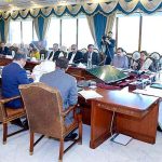 Caretaker Prime Minister Anwaar-ul-Haq Kakar chairs a meeting on Federal Board of Revenue and Privatisation.