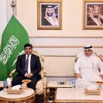 Caretaker Federal Minister for Commerce, Dr. Gohar Ejaz met with the Saudi Arabian Ambassador to Pakistan H.E. Nawaf bin Said Al-Malki at the Ambassador's residence to discuss issues of mutual interest