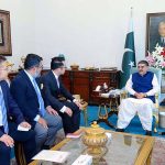 A delegation of Huawei Pakistan led by CEO Ethan Sun calls on Caretaker Prime Minister Anwaar-ul-Haq Kakar