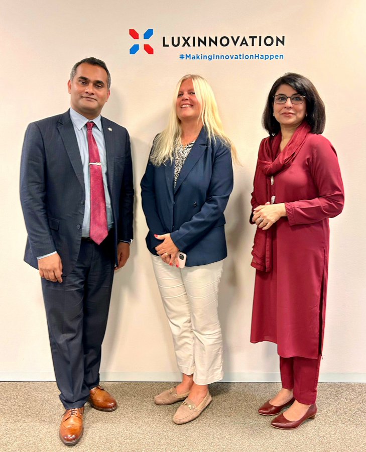 Envoy for diaspora's inputs to synergize Pakistan-Luxembourg innovation ecosystems