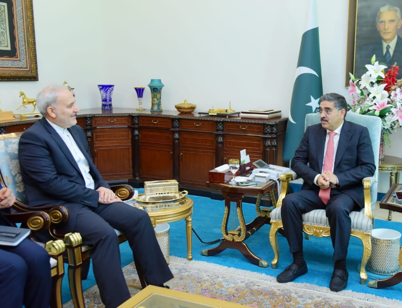 PM Kakar With Iran Amb