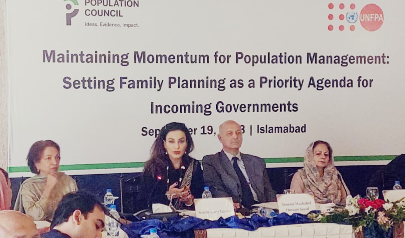 Uncontrolled population threat multiplier for Pakistan: Sherry