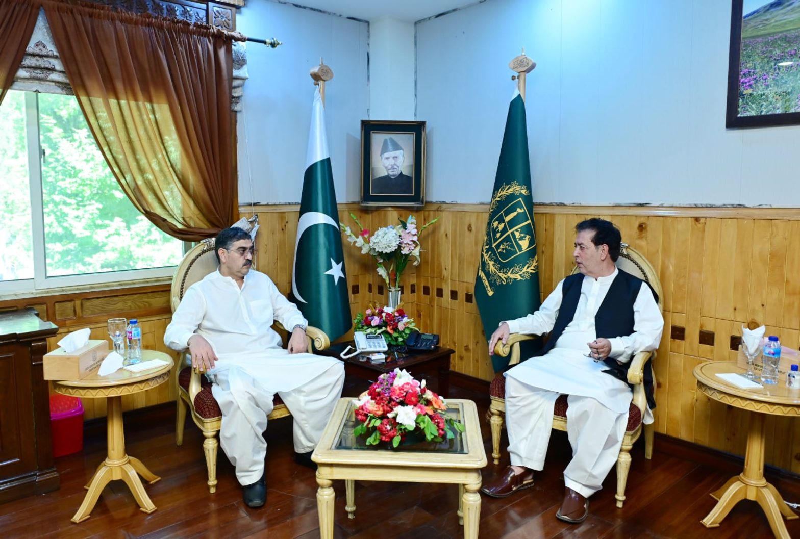 Governor Mehdi Shah calls on Caretaker PM